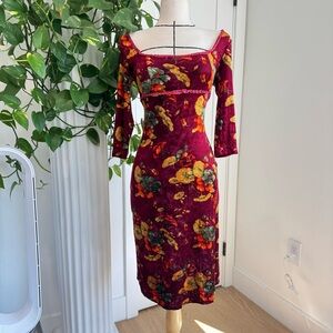 Vintage Betsey Johnson Rory Gilmore Velvet Dress - Small